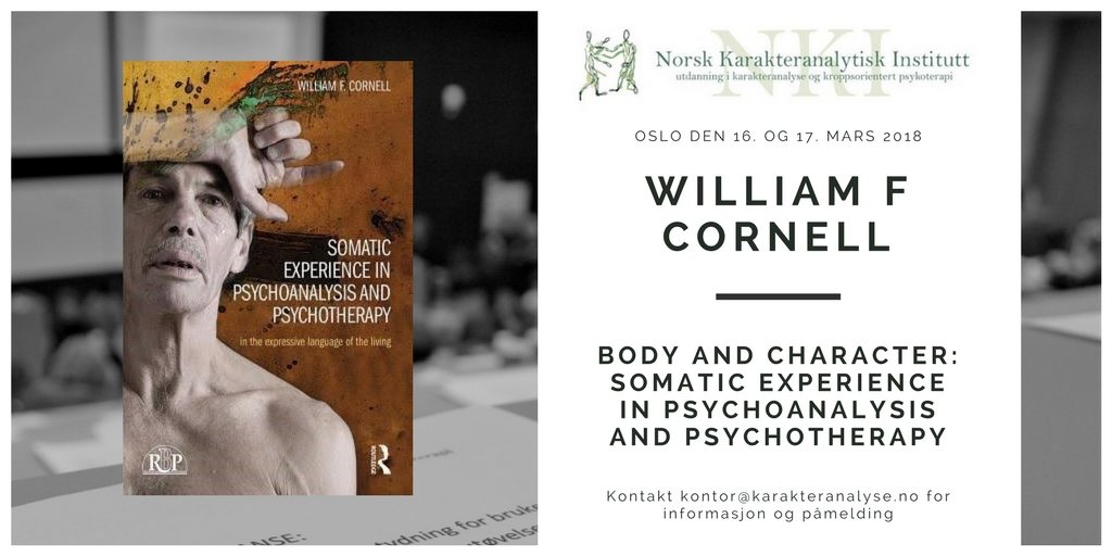 Seminar - Body and Character: Somatic Experience in Psychoanalysis and Psychotherapy