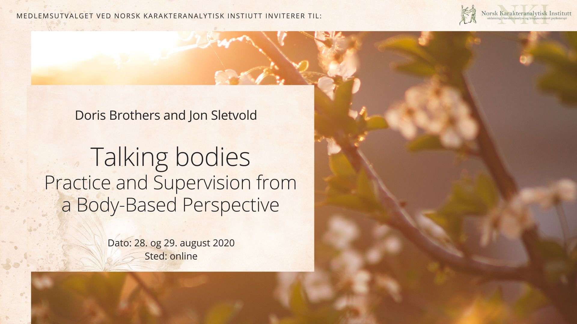 Workshop : Talking bodies
