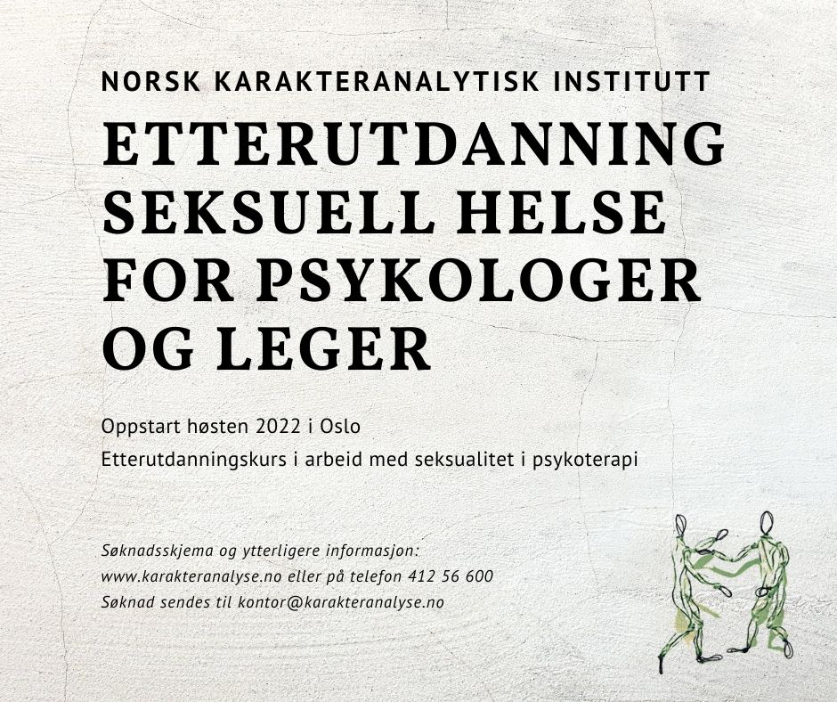 Annonse om Etterutdanning seksuell helse